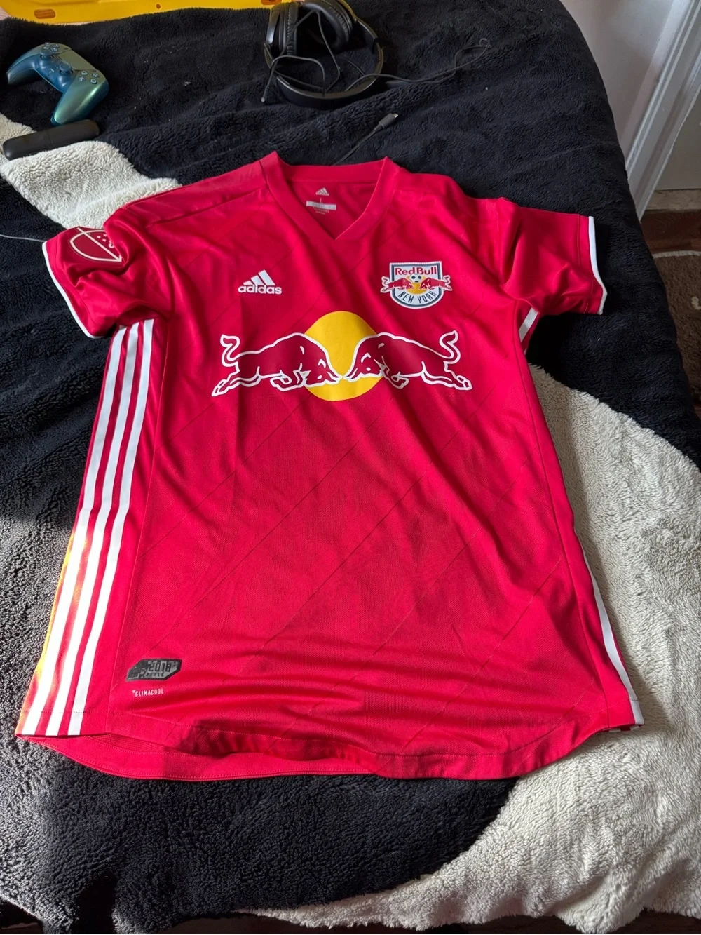 Adidas 2018 New York Red Bulls Red Soccer Jersey